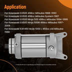 Starter Motor for Kawasaki KAF450 Mule (1988) 21163-1120 12T PMGR 12 Volt
