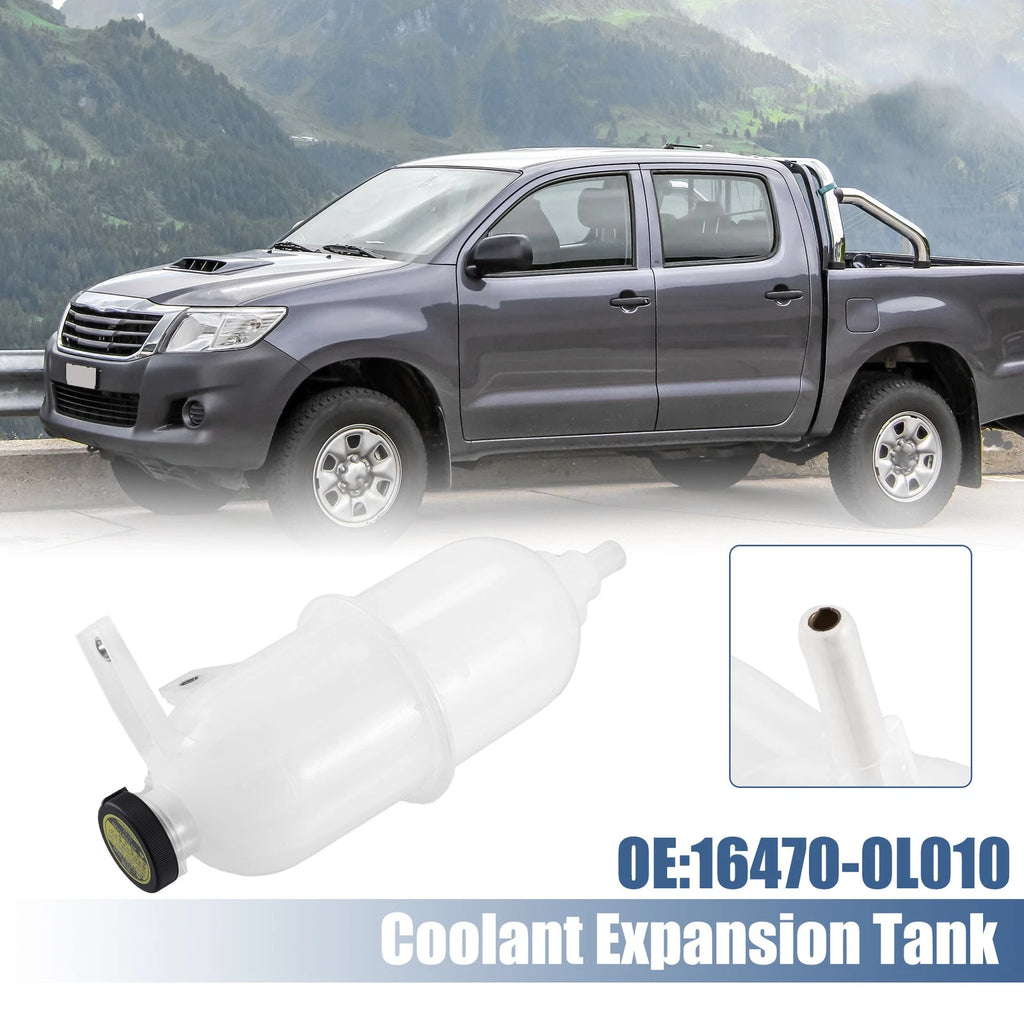 Coolant Radiator Reservoir Tank with Cap for Toyota Hilux Vigo (2005–2015)