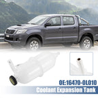 Coolant Radiator Reservoir Tank with Cap for Toyota Hilux Vigo (2005–2015)