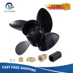 14 x 19 Boat Propeller for Mercury 135-300HP (4 Blades, 15 Tooth, 48-8M008449)