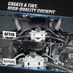 Cockpit Fairing Bracket Plate for BMW R1200GS (2016–2018) R1250GS (2018–2023)