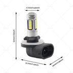2X 881 H27 30W 6000K White LED Fog Light Bulb for Car SUV (Fits )