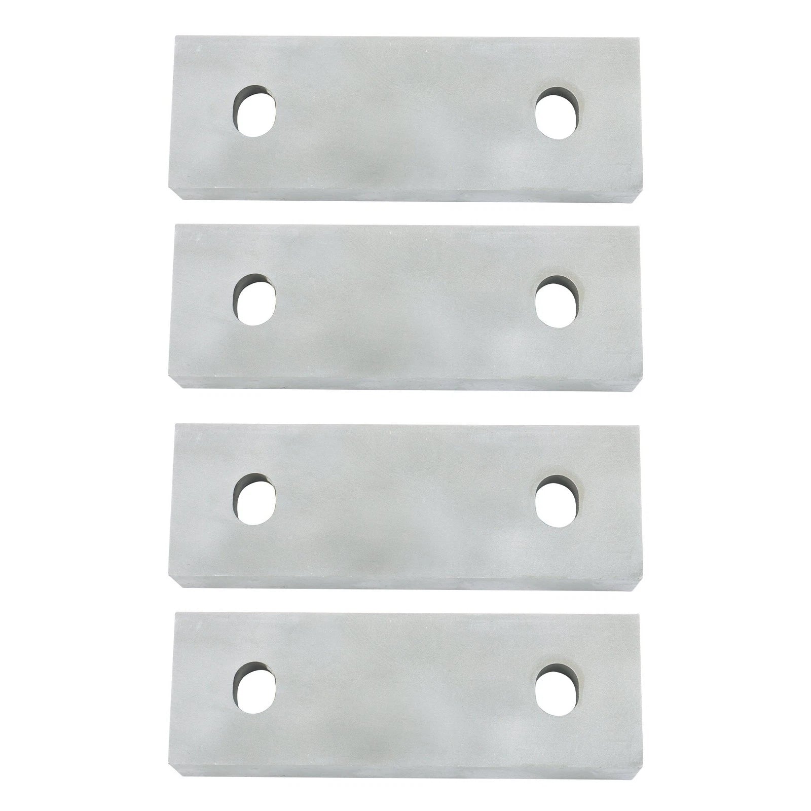 Set of 4 Reversible Aluminum Soft Jaws for 6" Vises