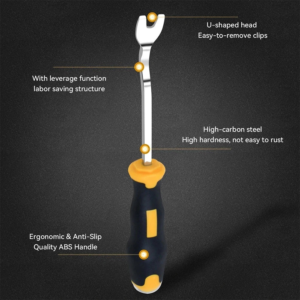 Auto Door Panel Clip Removal Tool for Car Trim and Fasteners (4-inch)