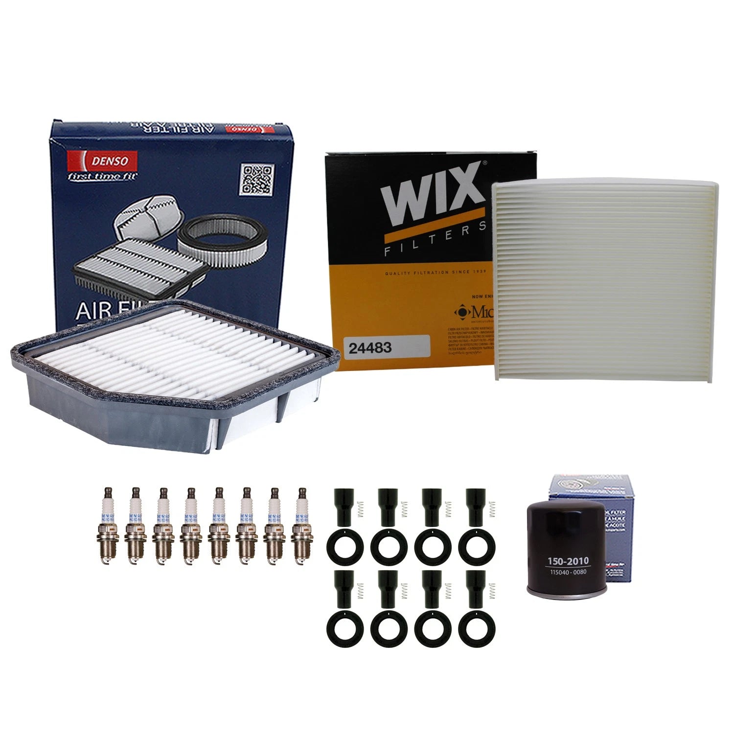 Denso Tune Up Kit & NGK 8 Spark Plugs for Lexus GS430 (2001–2005)