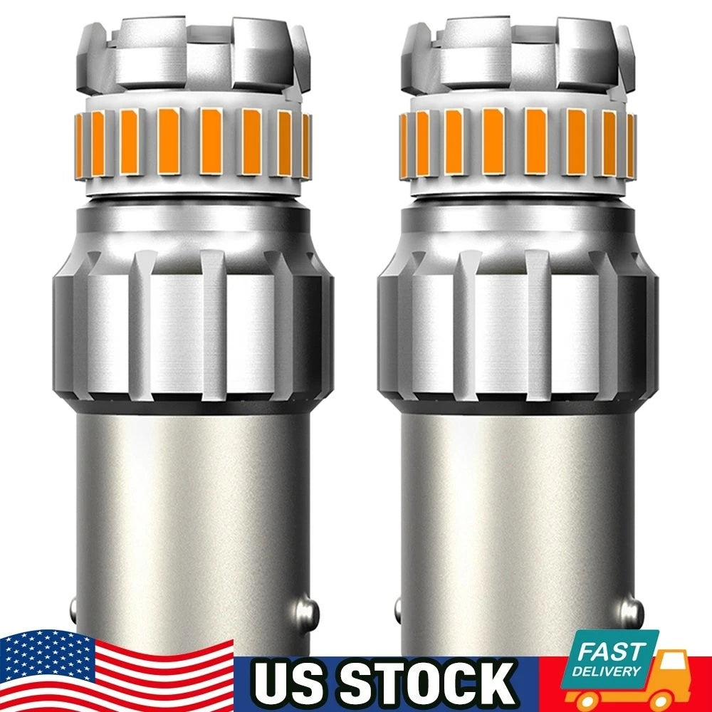 2X CANBUS 1156 LED Turn Signal Light Bulb for Universal Vehicles