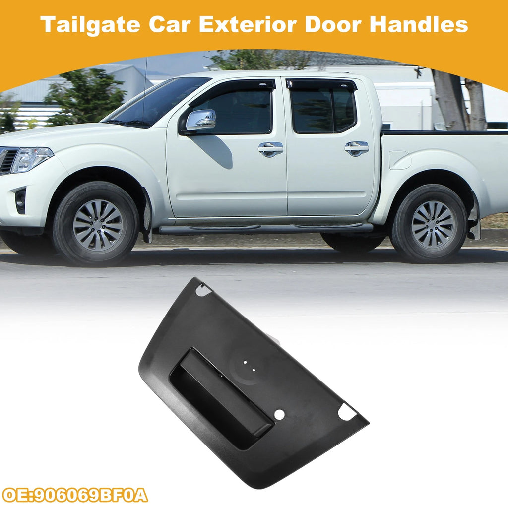 Tailgate Door Handle No. 906069BF0A for Nissan Frontier (2013–2021) Black