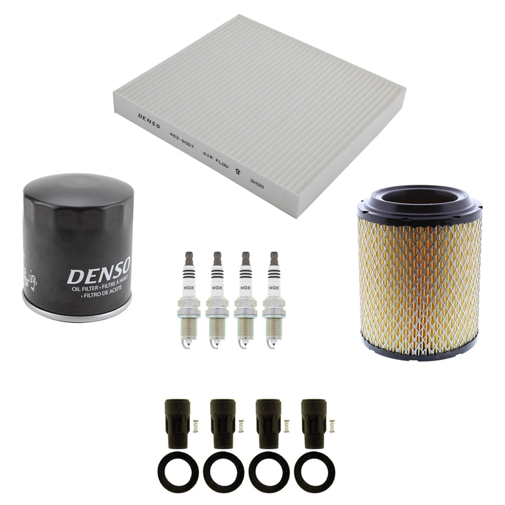 Tune Up Kit with 4 NGK Spark Plugs & Boots for Jeep Compass Patriot (2007–2017)