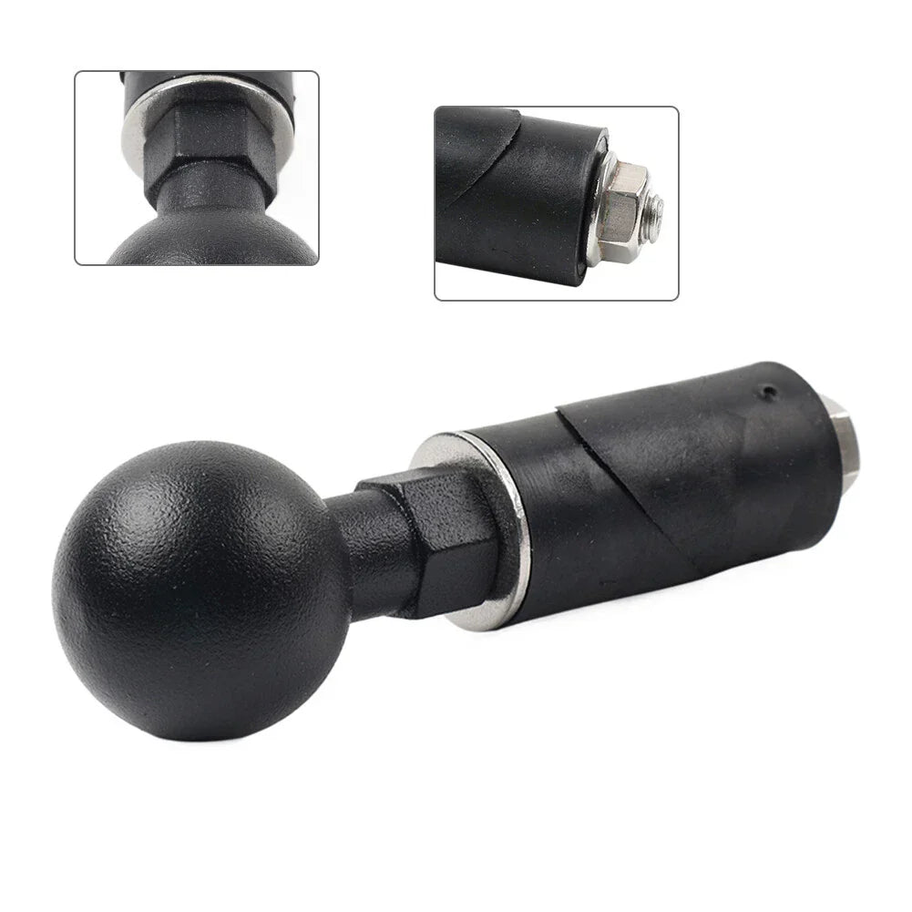 Universal Motorcycle GPS Phone Holder Bracket Clamp Stand - Black