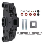 Black Marine Manifold for Mercruiser GM V8 5.0 5.7