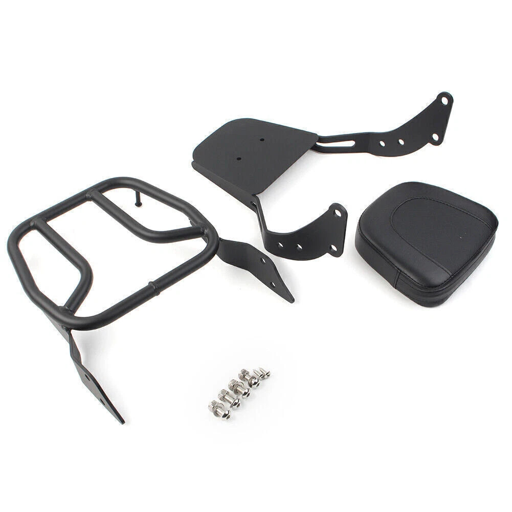 Backrest Sissy Bar Luggage Rack for Triumph Street Twin Scrambler T100 T120 (2016–2023)
