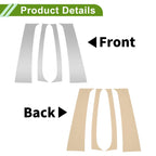 4 x Pillar Window Trim for Dodge Ram (1994-2001) Silver Tone