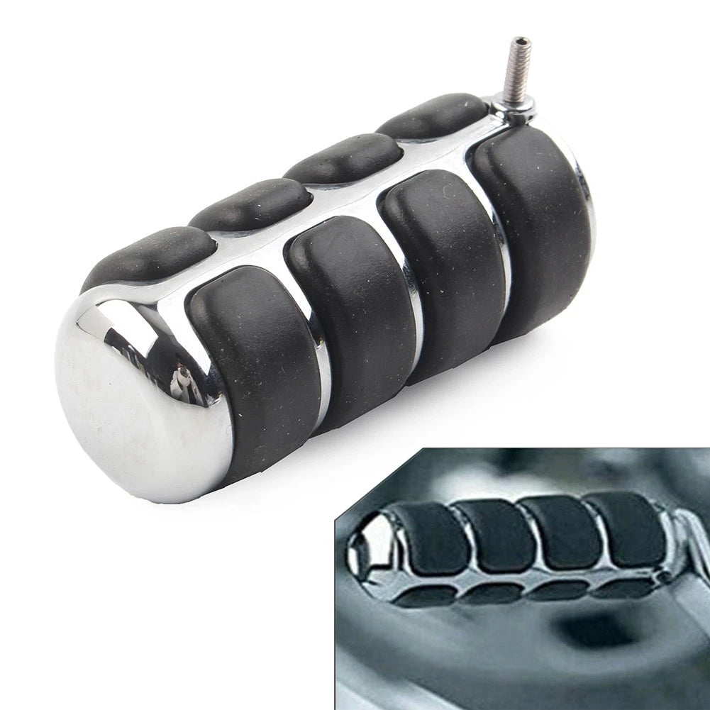 Round Gear Shift Brake Lever Peg Toe Heel Pedal Cover for Yamaha V-Star (2008–2017)