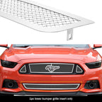 Stainless Chrome Mesh Grille Insert for Ford Mustang V8 GT (2015–2017)