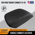 Armrest Cover for Ford Transit Connect (2014–2020) Black PU Leather