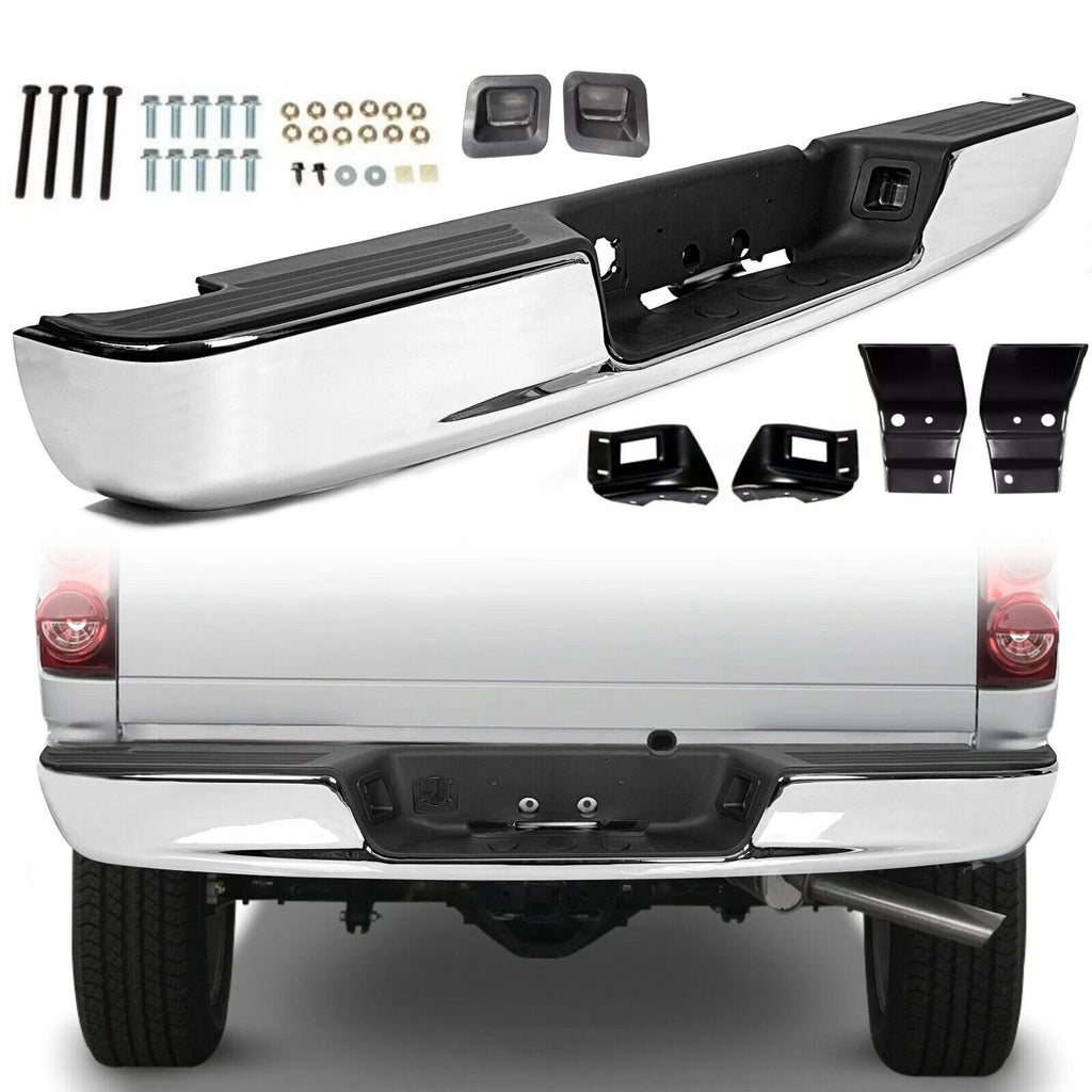 Rear Bumper Black Step for Dodge Ram 1500/2500/3500 (2002–2009)