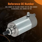 Starter Motor for Yamaha Bear Tracker 250 (1999–2004) 4XE-81890-00-00 12V 9T