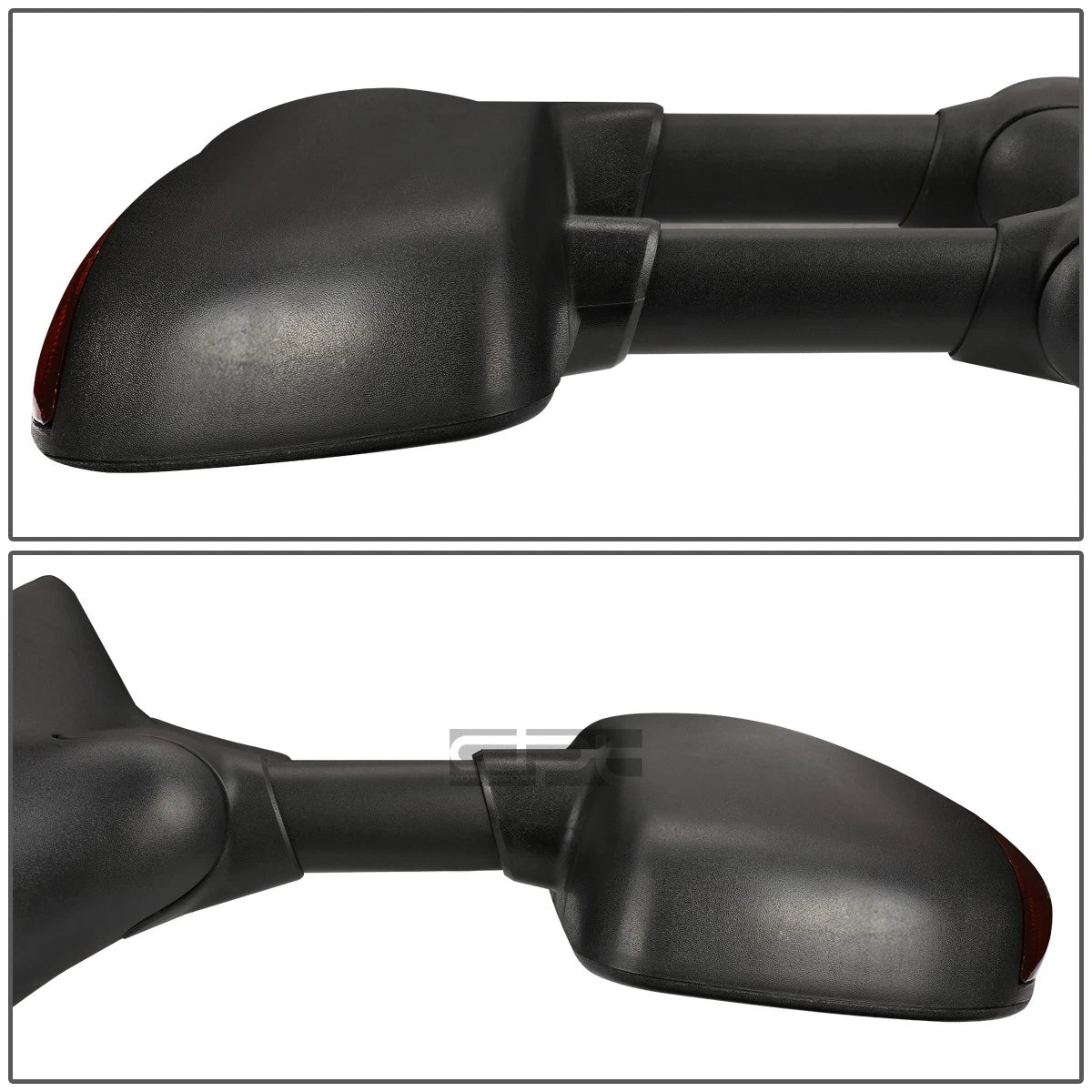 Set of 2 Extendable Arm LED Signal Light Towing Mirrors for Superduty (1999–2007)