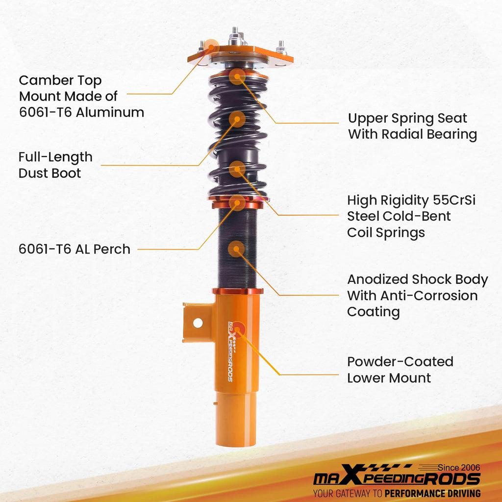 Coilover Suspension for Volkswagen Jetta MK5 MK6 (2006-2017)