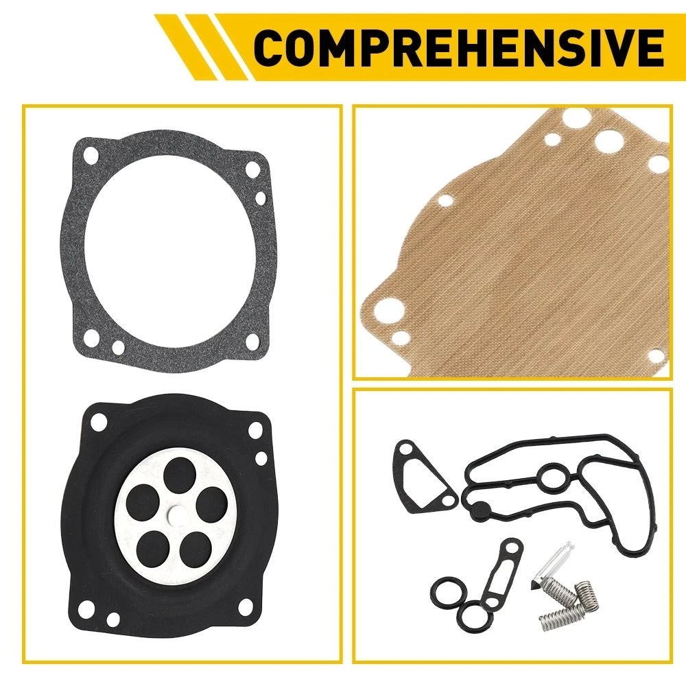 Set of 2 Carburetor Rebuild Kits for Polaris Freedom, Genesis, Octane, Pro, Virage