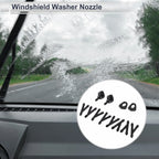 Windshield Washer Nozzle Set of 1 for Suzuki (Black)