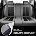 Full Set Car Seat Covers for Toyota Tacoma (2016–2023) Leather Gray
