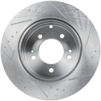 Rear Drilled & Slotted Brake Rotors for Hyundai Sonata (2014–2015) Kia Optima (2014–2015)