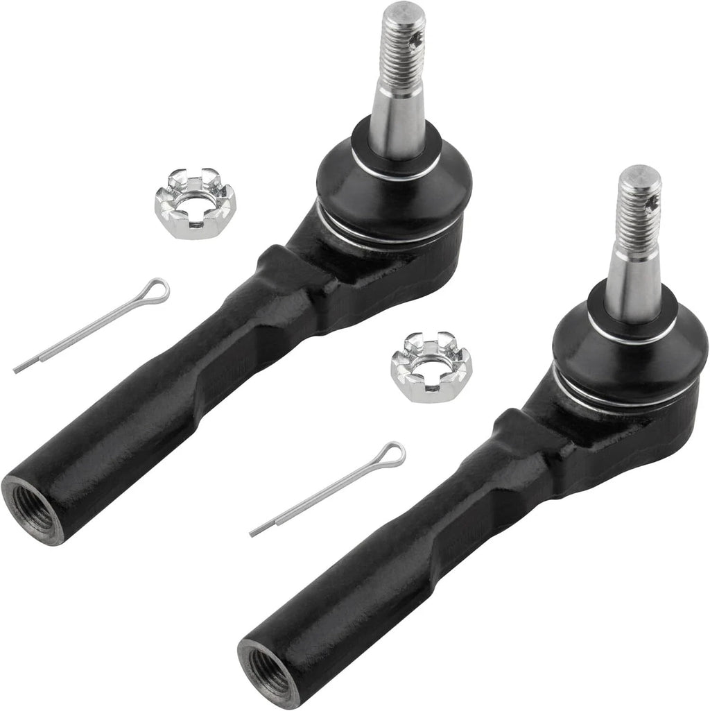 6pc Front Inner Outer Tie Rods for Chevy Malibu Pontiac G6 Saturn Aura (2004–2012)
