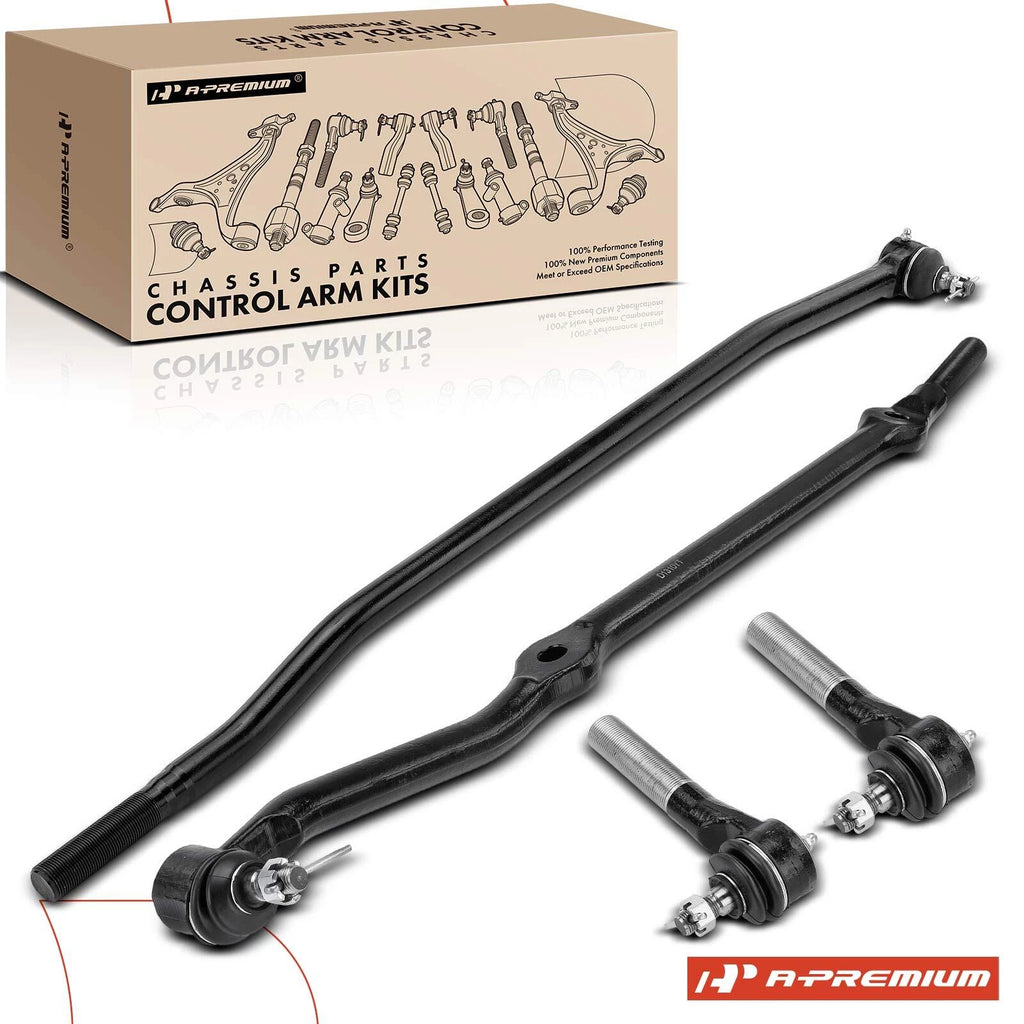 Set of 4 Tie Rod Ends for Jeep Grand Cherokee (1993–1998) Grand Wagoneer (1993)