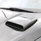 Glossy Black Bonnet Hood Scoop Air Flow Vent Cover for Car (1Pcs)