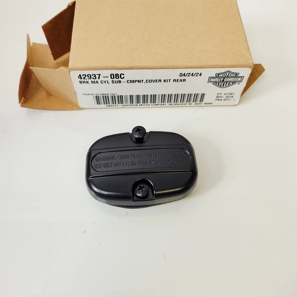 Rear Brake Master Cylinder Cover for Harley-Davidson (OEM 42937-08C)