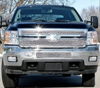 Stainless Mesh Grille Combo for Chevy Silverado 2500HD/3500HD (2011-2014)