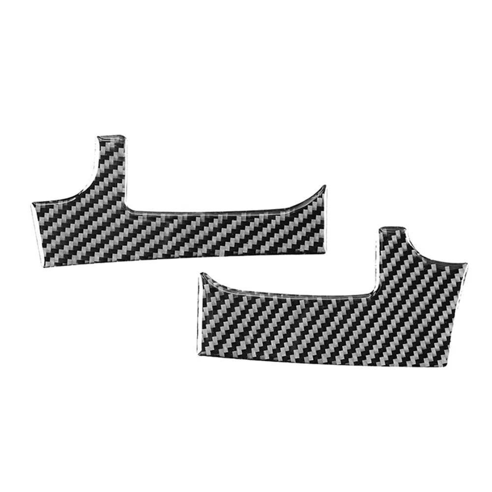 Carbon Fiber Dashboard Air Outlet Cover Trim for Toyota Tundra (2014–2021) RHD Black