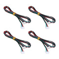 Set of 4 Stepper Motor Extension Cables 2m 4pin to 6pin for 3D Printer