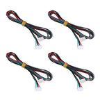 Set of 4 Stepper Motor Extension Cables 2m 4pin to 6pin for 3D Printer
