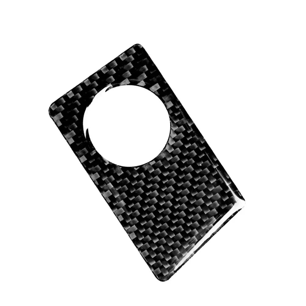 RHD Carbon Fiber Ignition Switch Button Cover Trim for Audi A4 S4 A5 (2009-2016)