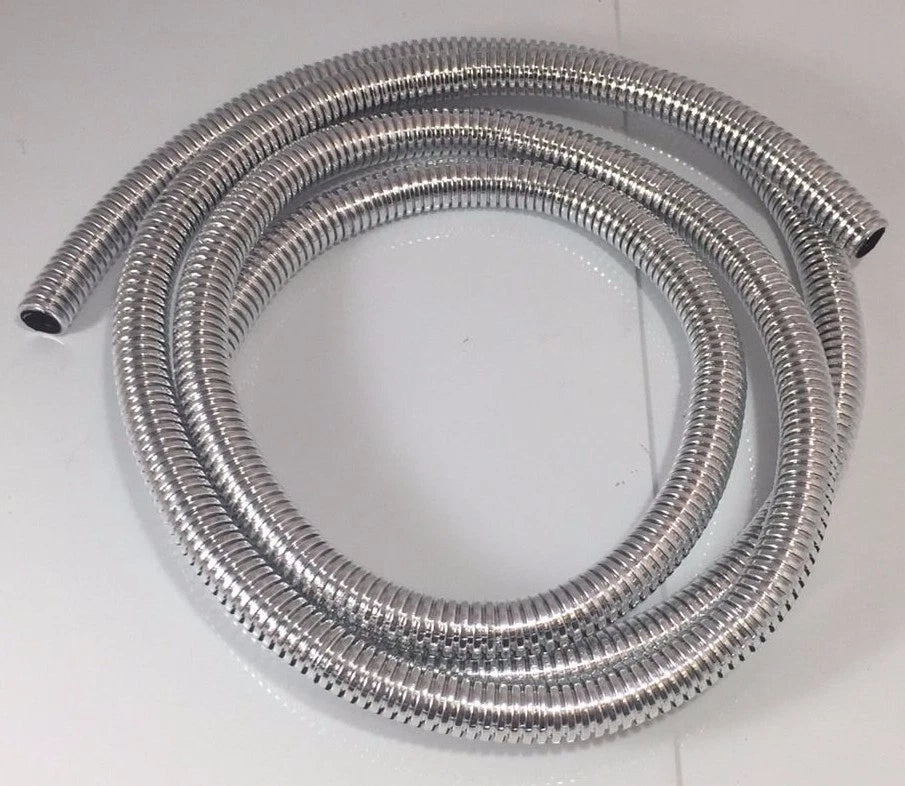 Universal Wire Loom 3/8 in x 72 in Chrome Protection for Universal (All Years)