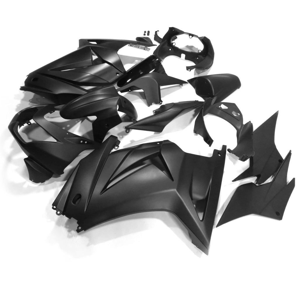 Matte Black Fairing Kit for Kawasaki Ninja 250R (2008–2012) EX250J