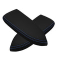 Armrest Door Panel Cover for Acura TSX (2004–2008) Carbon Blue Stitch