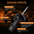 Set of 4 Shocks and Strut Assembly for Hyundai Accent Kia Rio (2006–2011)