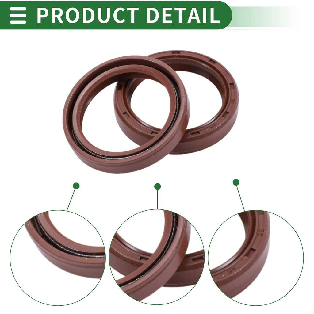 Set of 5 Oil Seal Rotary Shaft Seal 35x45x8mm for Various Models