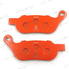 Carbon Ceramic Brake Pad for Harley FXSB Softail Breakout Dyna Wide Glide (FA458)