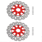 2X 11.8in Floating Front Brake Rotor for Harley-Davidson Trike (2009–2019)