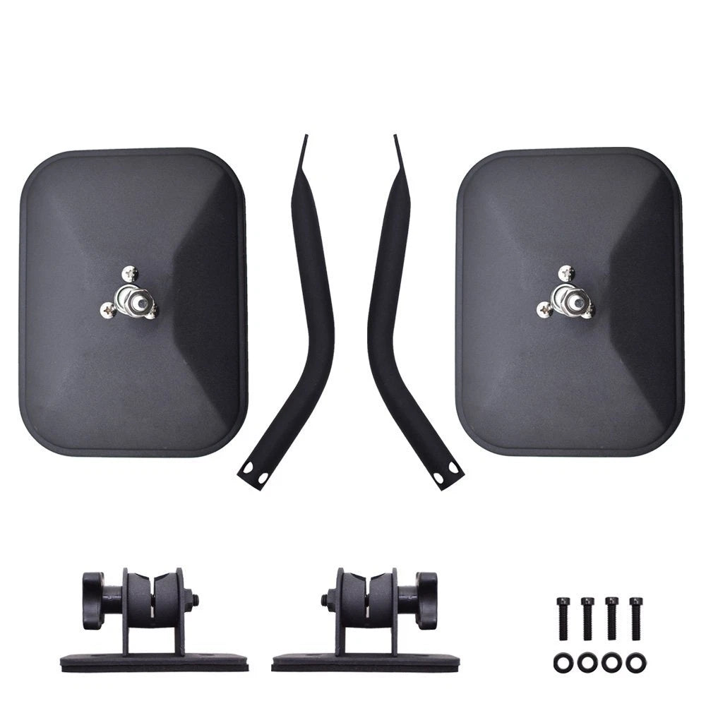 2 Pack Quick Release Doorless Mirrors for Jeep Wrangler (1997–2018)
