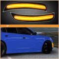 LED Front Bumper Side Marker Light for Dodge Charger (2015–2023) Smoked Amber