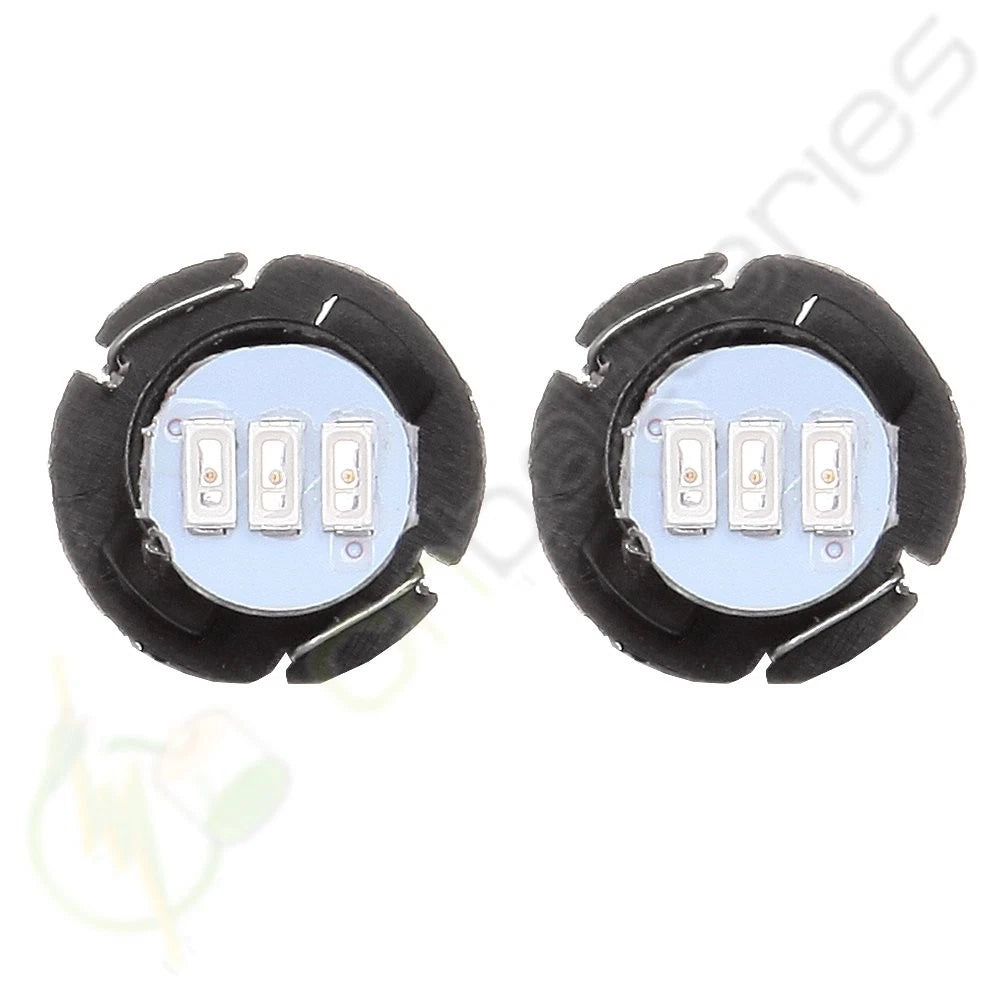 10Pcs T5 Neo Wedge 3014 3SMD LED Dash Indicator Light for HVAC Climate