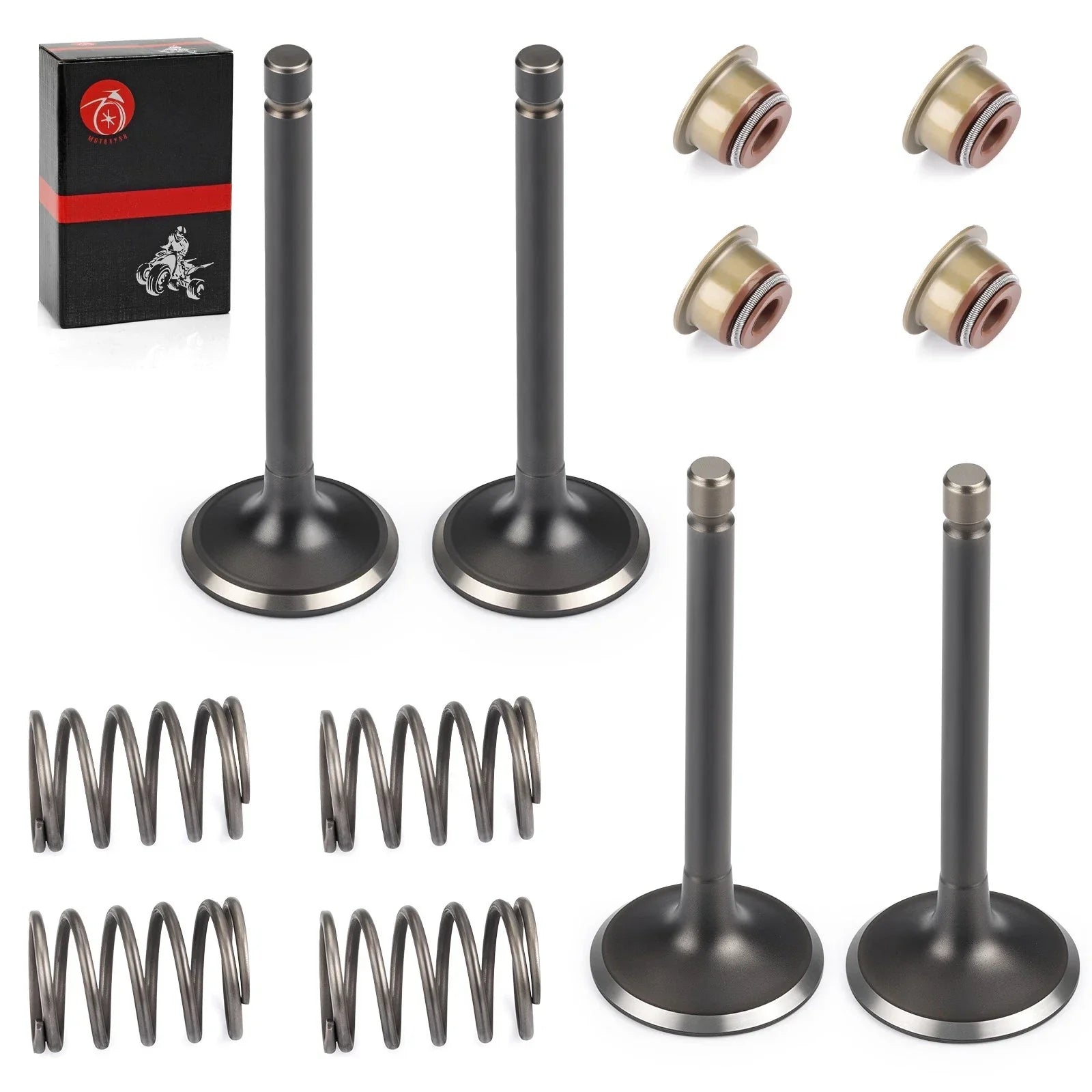 Intake Exhaust Valves & Seals for EZGO Golf Cart (1992–1995)