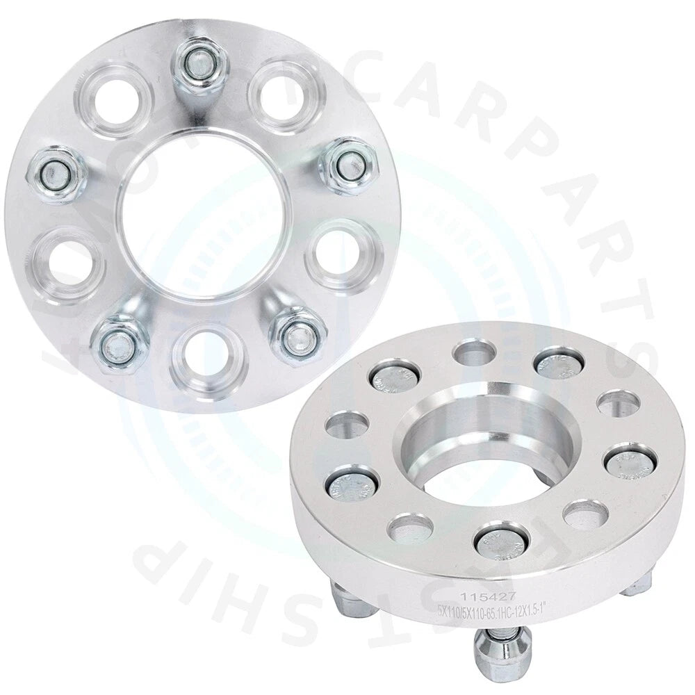 Set of 2 Wheel Spacers for Chevrolet Malibu Cobalt  1" 5x110