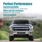 Chrome Steel Front Bumper Face Bar for Chevy Silverado 2500 HD 3500 HD (2011–2014)
