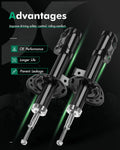 Pair of Front Bare Shocks Struts for Honda Fit (2007–2008)